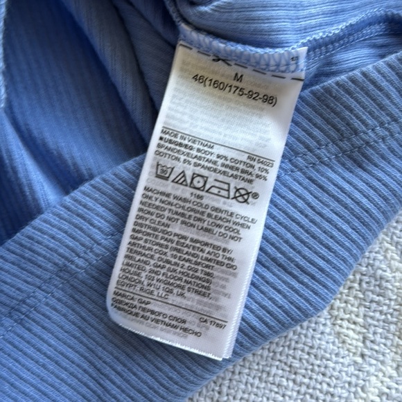 GAP Fitted Blue Tank Top - Picture 7 of 11